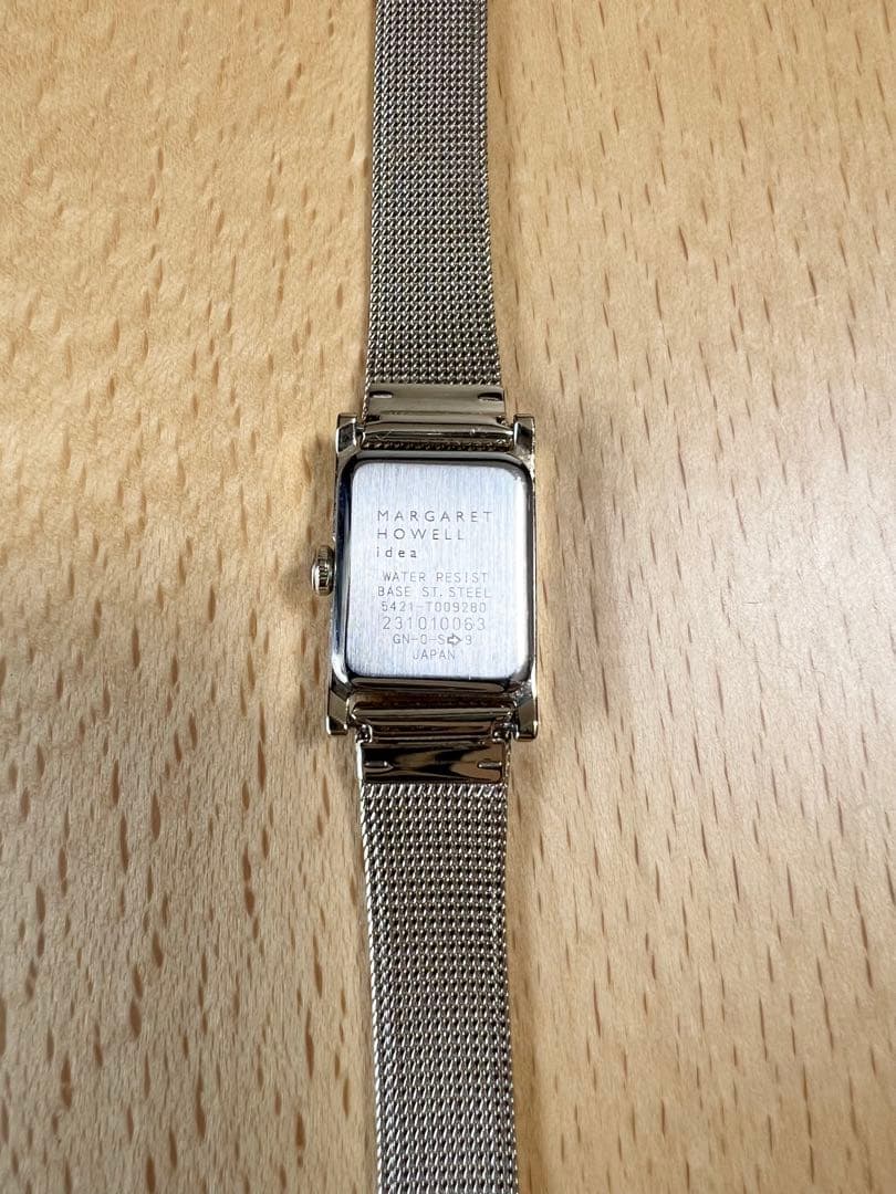 【電池交換済】美品マーガレットハウエル idea スクエア 腕時計