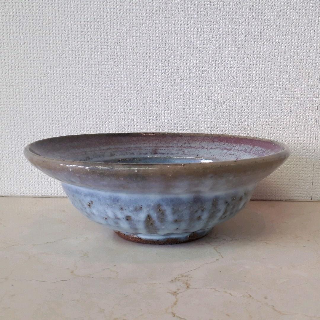 大久保窯　村上世一作　深絵皿