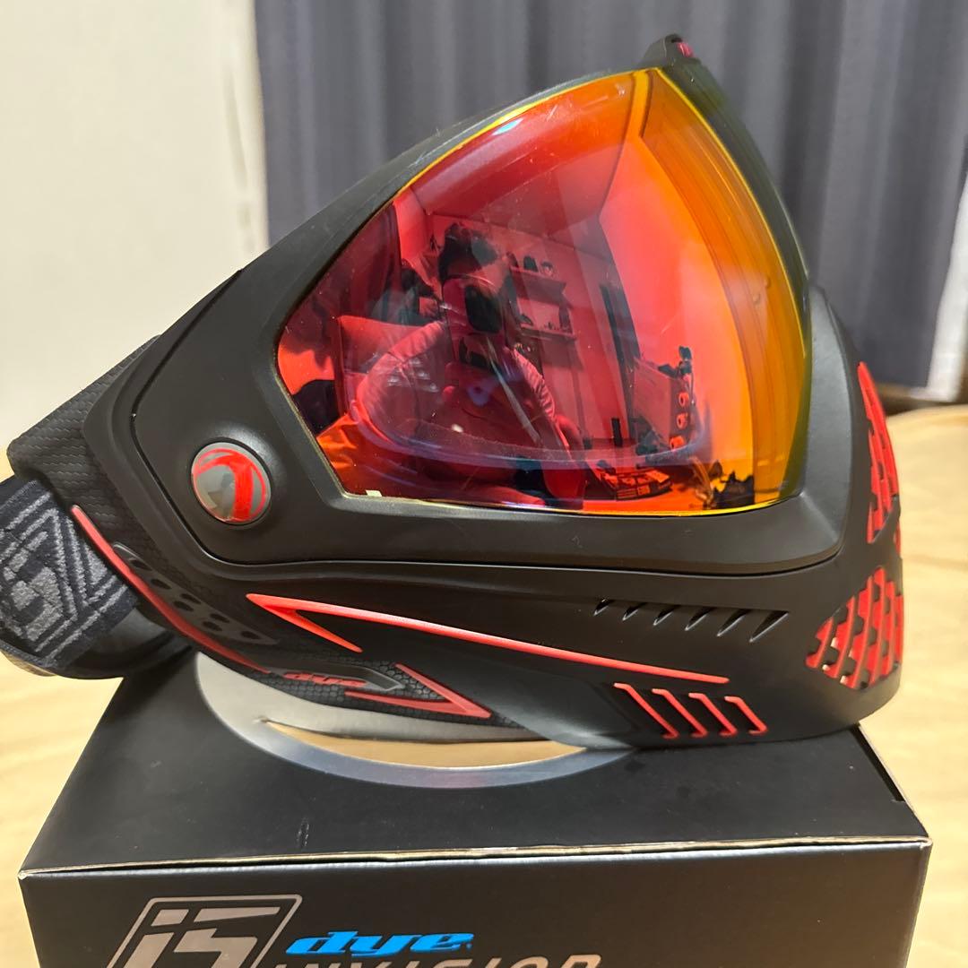 DYE i5 ゴーグル ブラック/レッド/ミラー