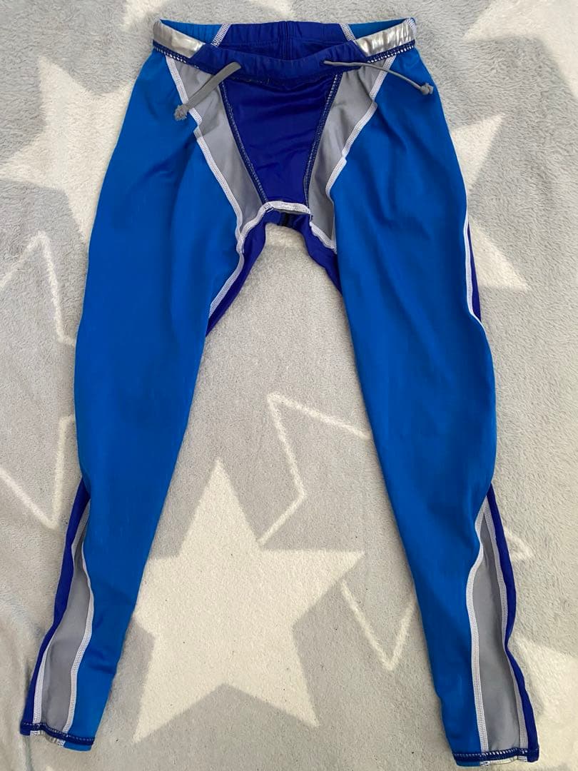 希少　arena ロング競泳水着　メンズ　サイズS ブルー