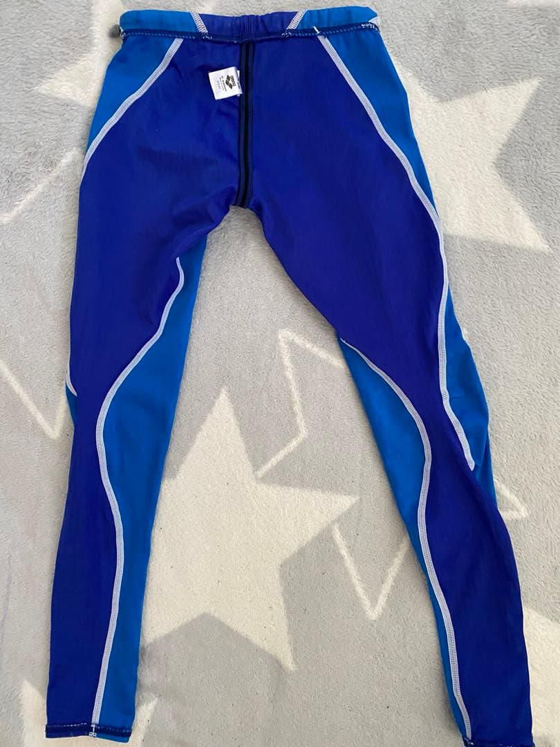 希少　arena ロング競泳水着　メンズ　サイズS ブルー