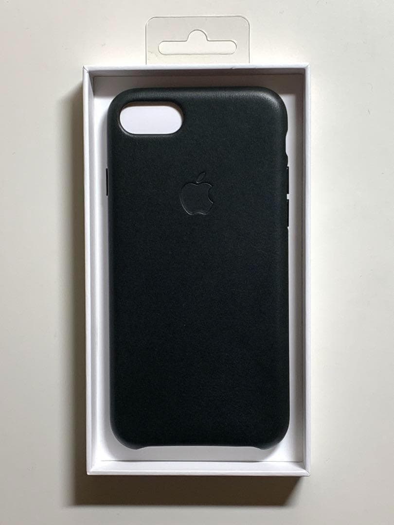 【新品】純正 iPhone 7 / 8 / SE レザーケース・ブラック①