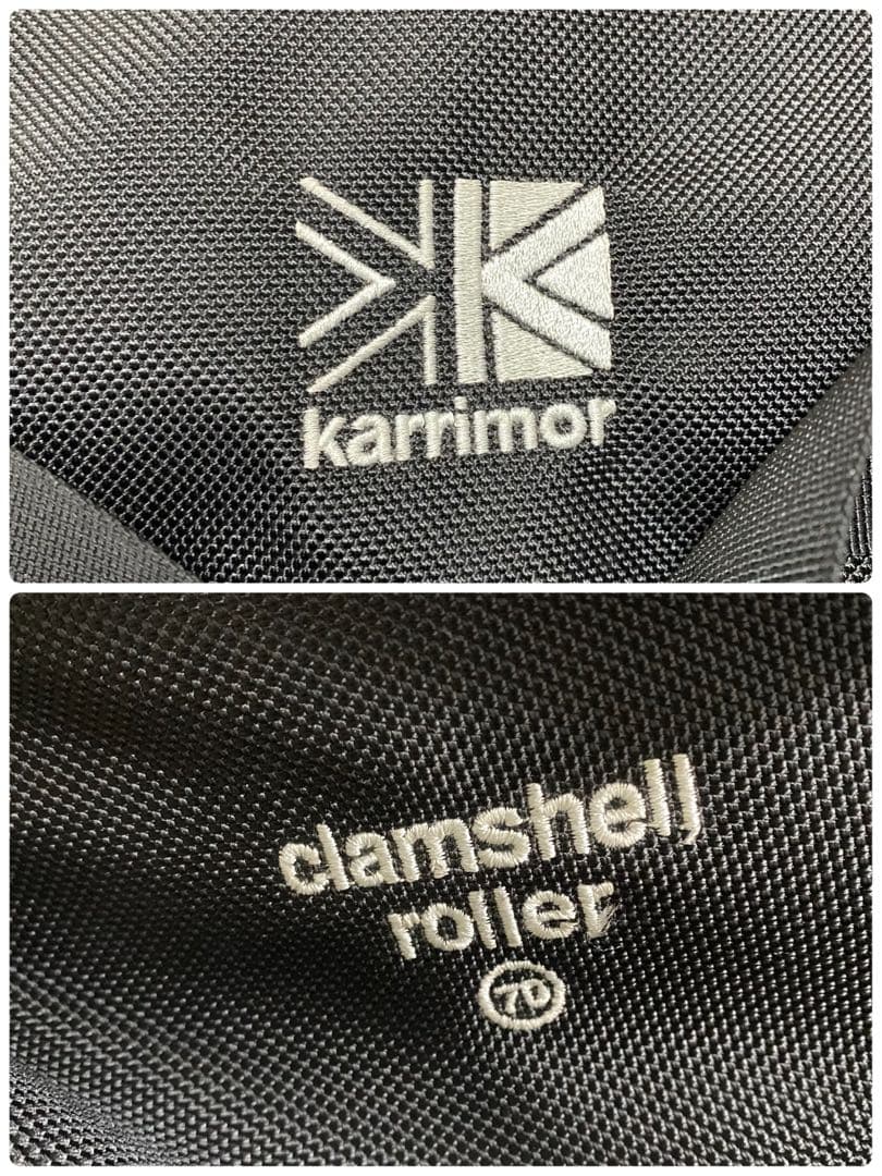 karrimor カリマー　クラムシェル　70L ブラック　キャリーケース　黒