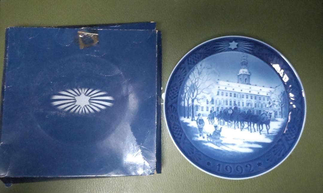 新品　ロイヤルコペンハーゲン　1992年度　クリスマス　イヤープレート　限定品