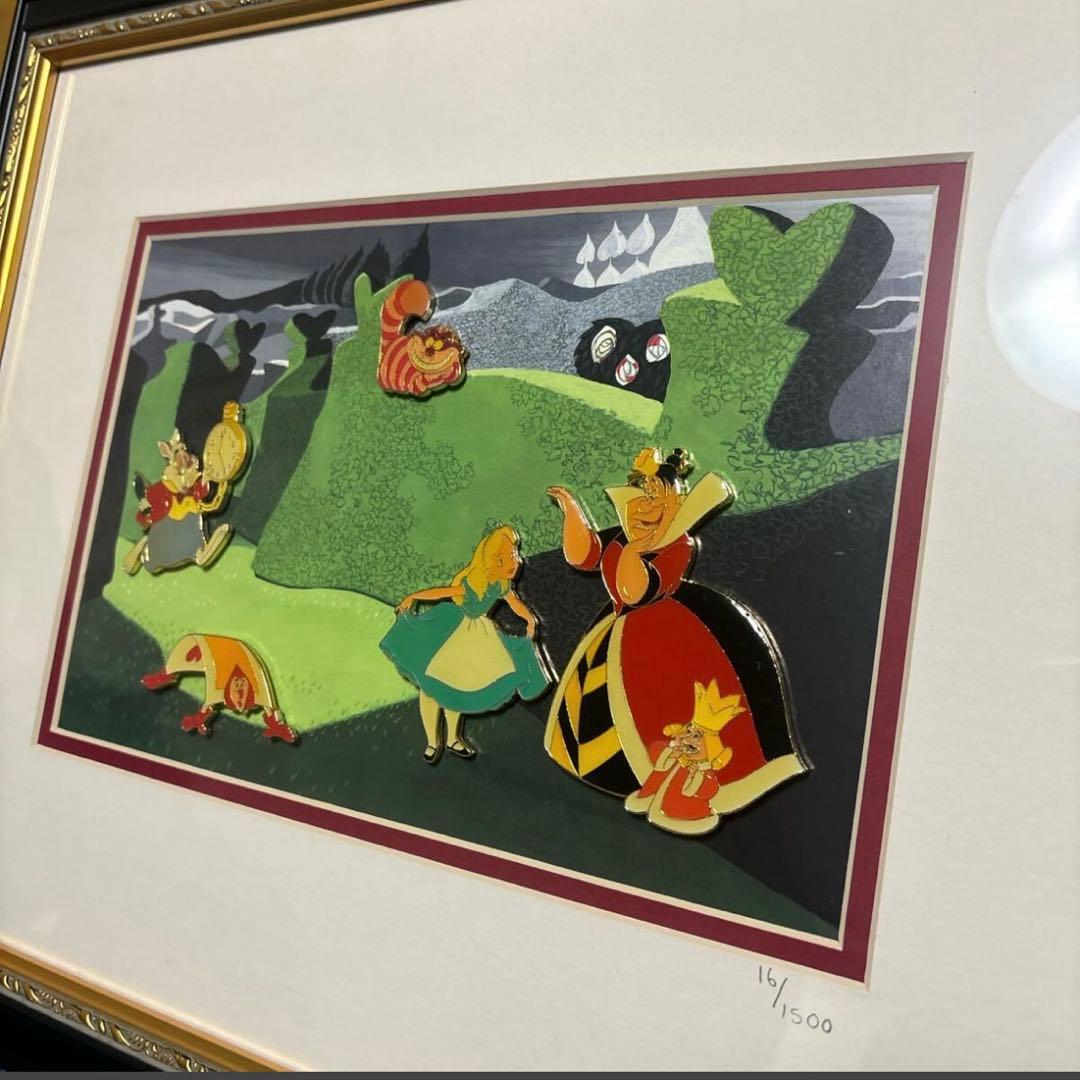 ディズニー　アリス　ふしぎの国のアリス　激レア　シリアルナンバー　ピンバッジ