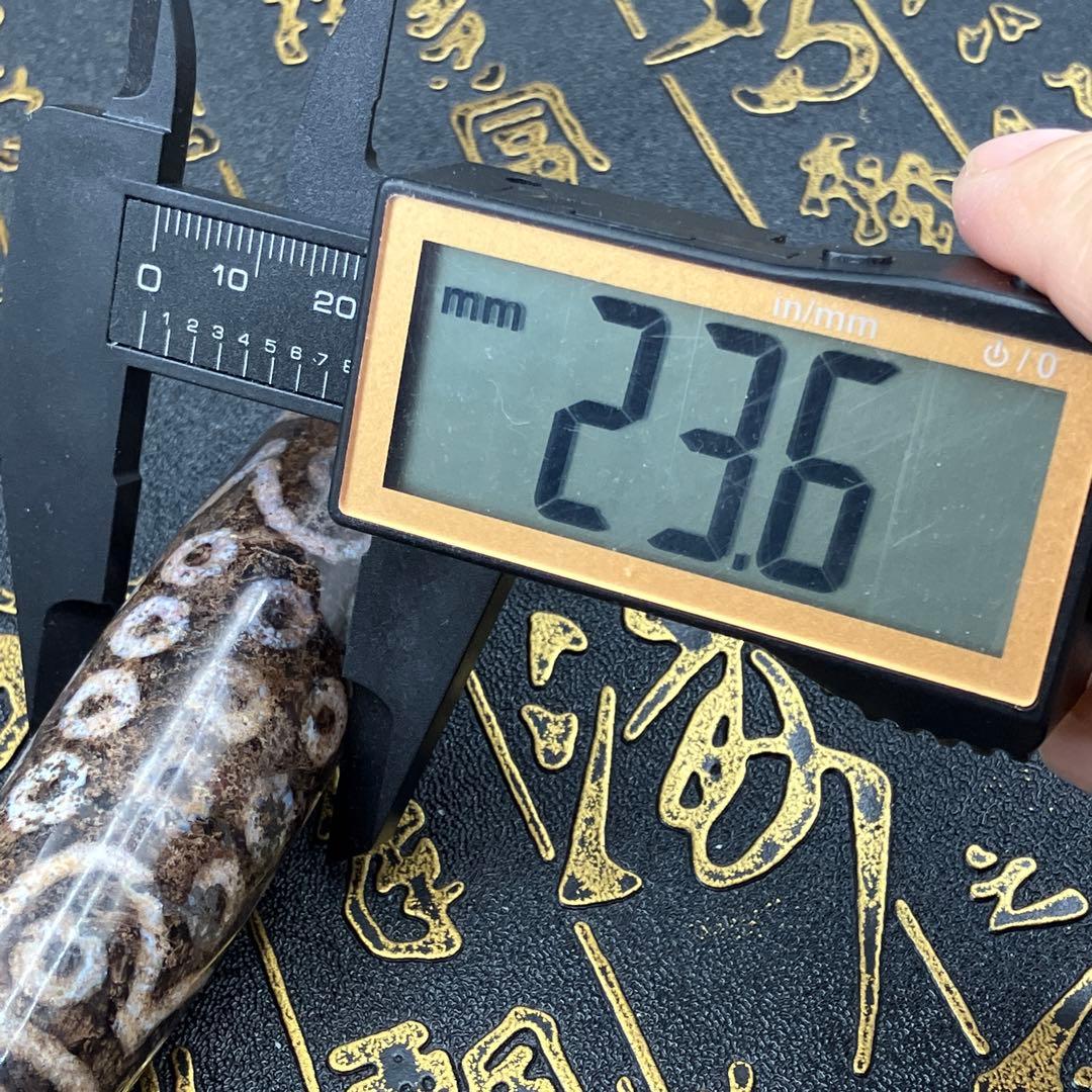 マニアおすすめ　一点物超大きい　紅朱砂 三十六眼天珠ネックレス　喜馬拉雅九頁岩