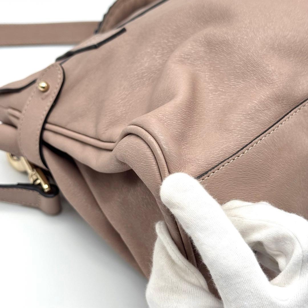 Mulberry アレクサ ショルダーバッグ 2way ブラウン サーモンピンク