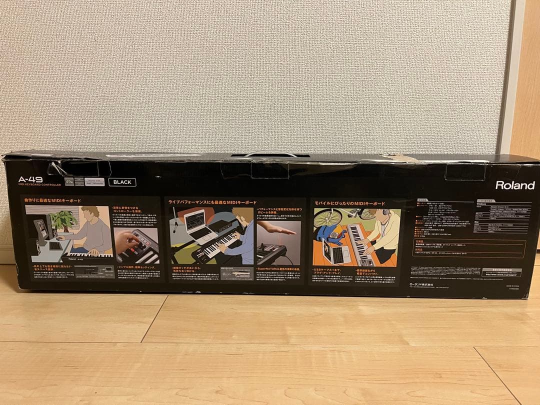 Roland A-49 MIDIキーボードコントローラー ブラック　新品未使用品