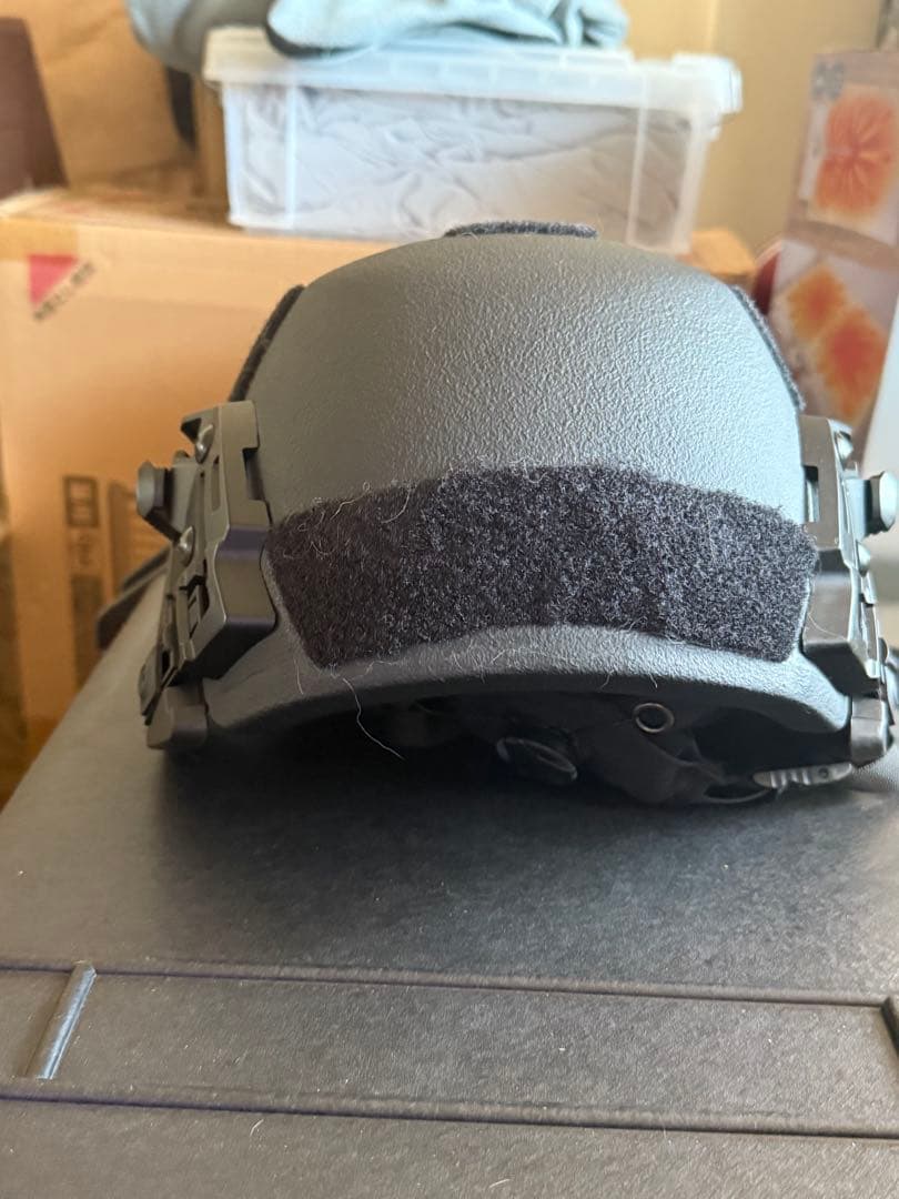 最終価格 NIJ IIIA EXFIL バリスティックヘルメット BK色　中古品