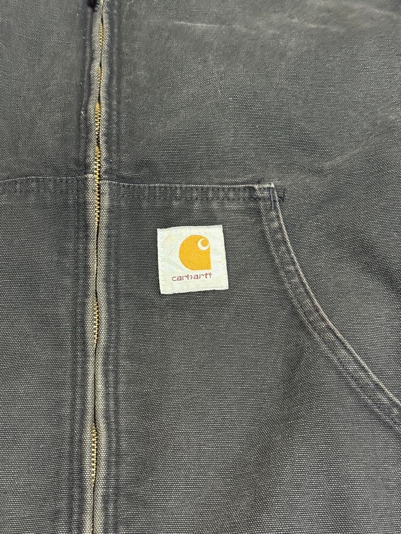 Carhartt ダークグレー フード付きジャケット 90s