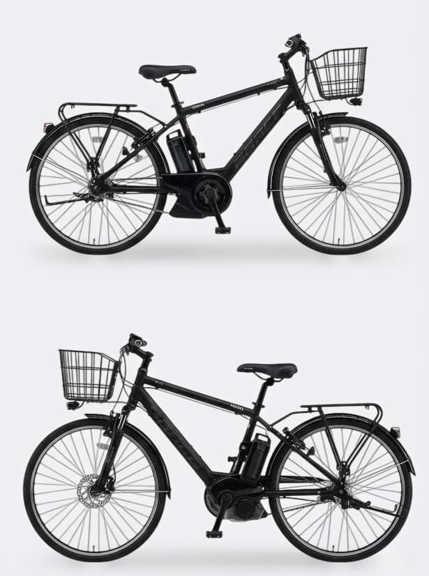 ヤマハ電動アシスト自転車PAS Brace(パス ブレイス)マットブラック26型