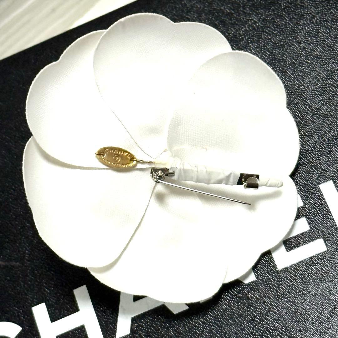 ★極美品★CHANEL★シャネル★カメリア★ホワイト★ヴィンテージ