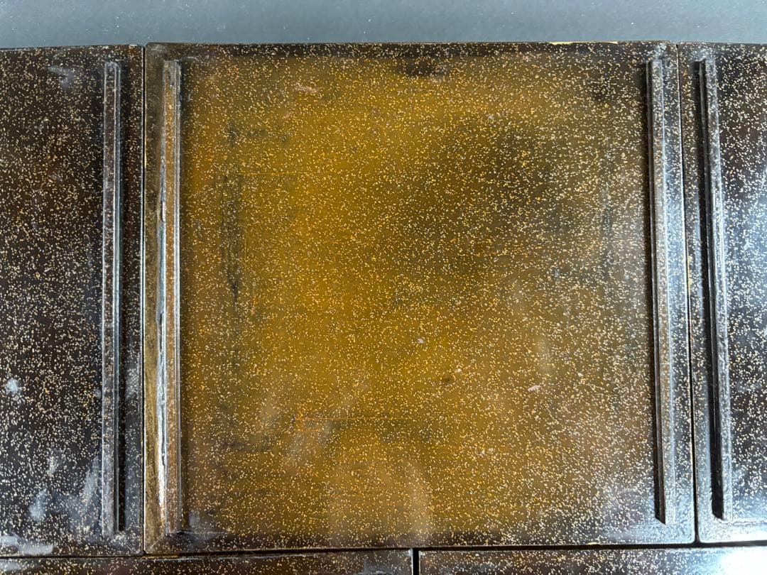 セール　輪島塗　極上　重箱　螺鈿　蝶　紫陽花　梨地　蒔絵　漆器