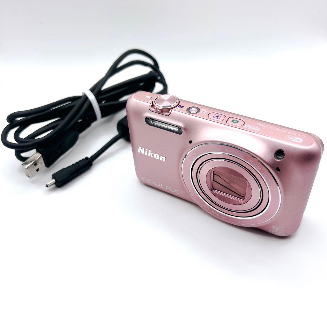 【極美品】Nikon ニコン COOLPIX S6600 シルキーピンク
