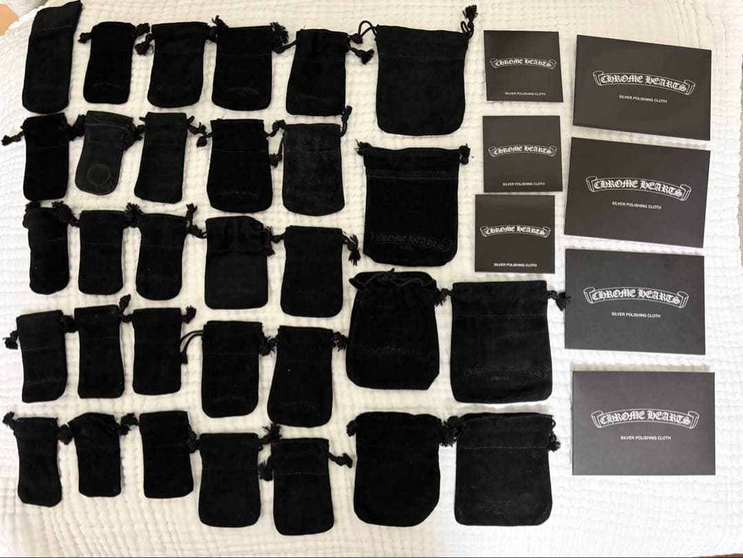 クロムハーツ　革袋31点　ポリッシュ7点