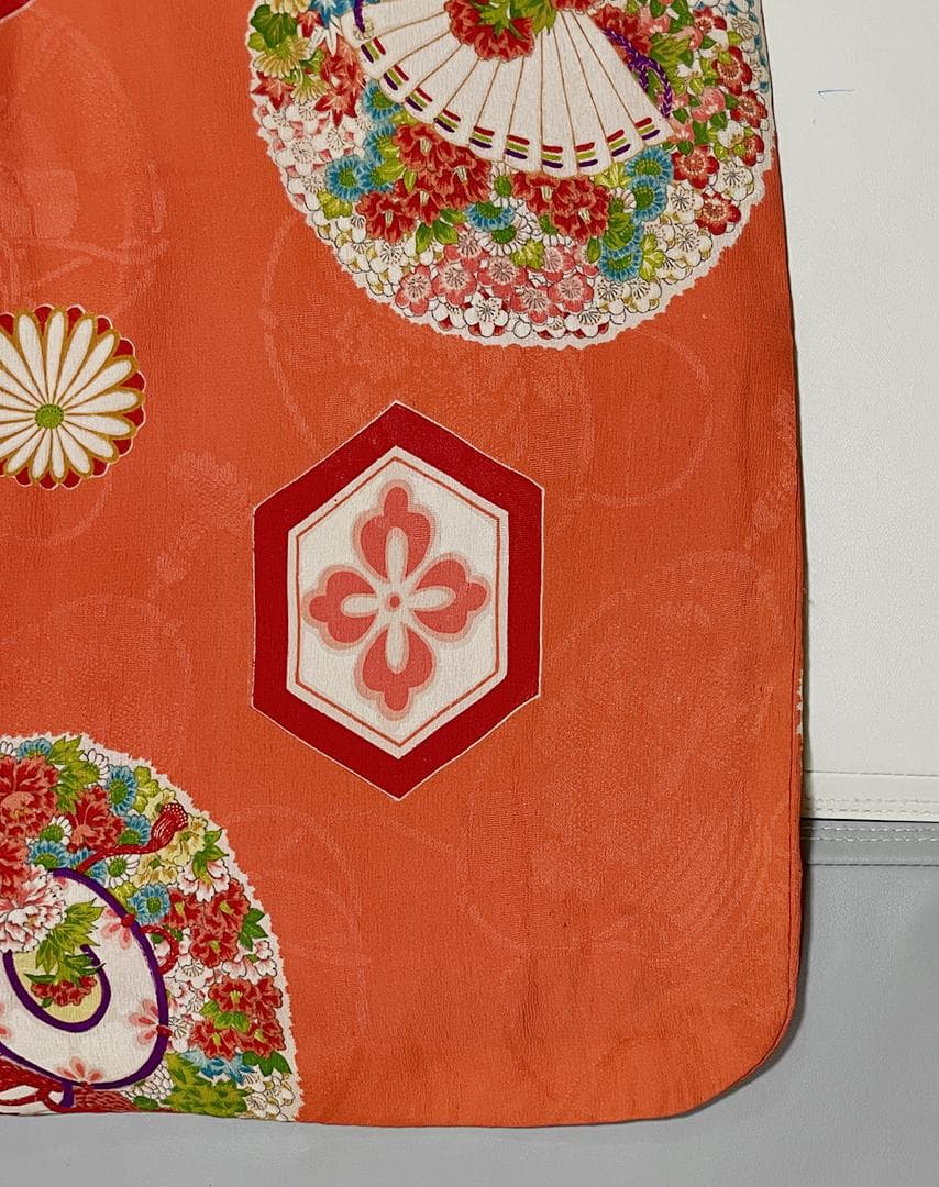 七五三 3歳 女の子 子供 アンティーク 着物 正絹 被布 セット