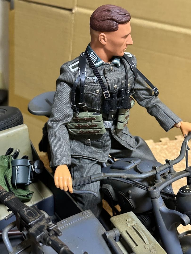 21st century toys 1/6 ドイツ軍　サイドカー 兵士付き