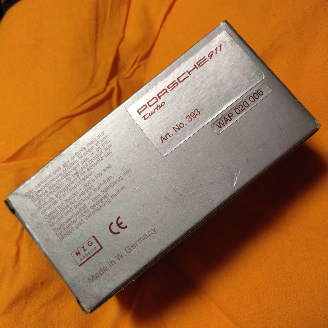 西ドイツ製、Porsche 純正911 Turbo ミニカー 赤