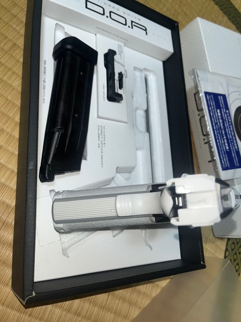 D.O.R. ホワイト ガスガン 東京マルイ　ハイキャパ　動作品
