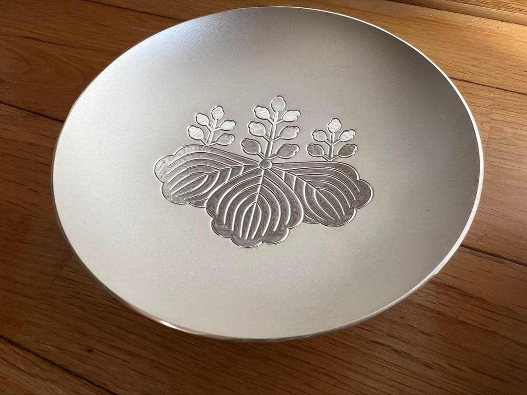 純銀製 銀杯 造幣局製　内閣総理大臣 贈 刻印有 390g silver