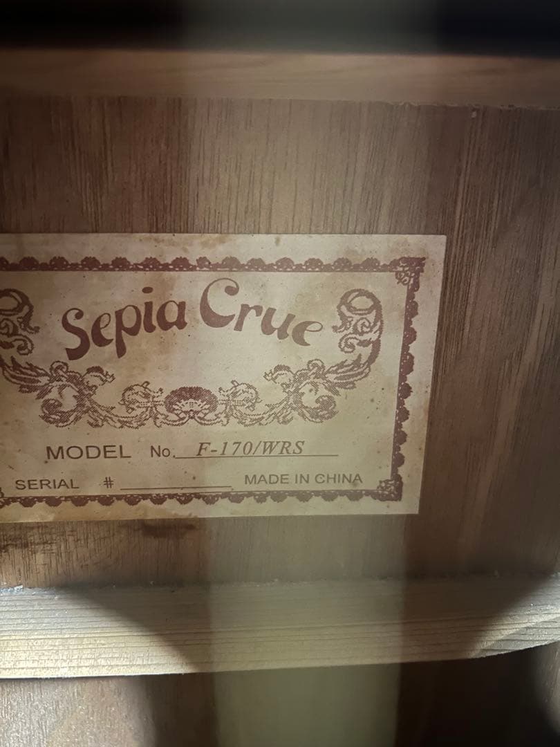 Sepia Crue アコースティックギター F-170/WRS