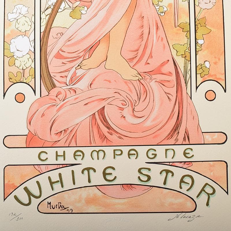 アルフォンス・ミュシャ　シャンパンホワイトスター　192/300　VR8697B