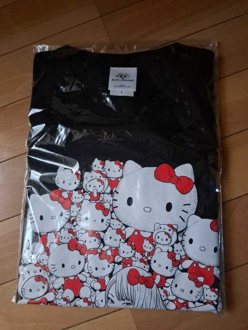 伊藤潤二 サンリオ ギャル富江 ロングTシャツ ᒪサイズ