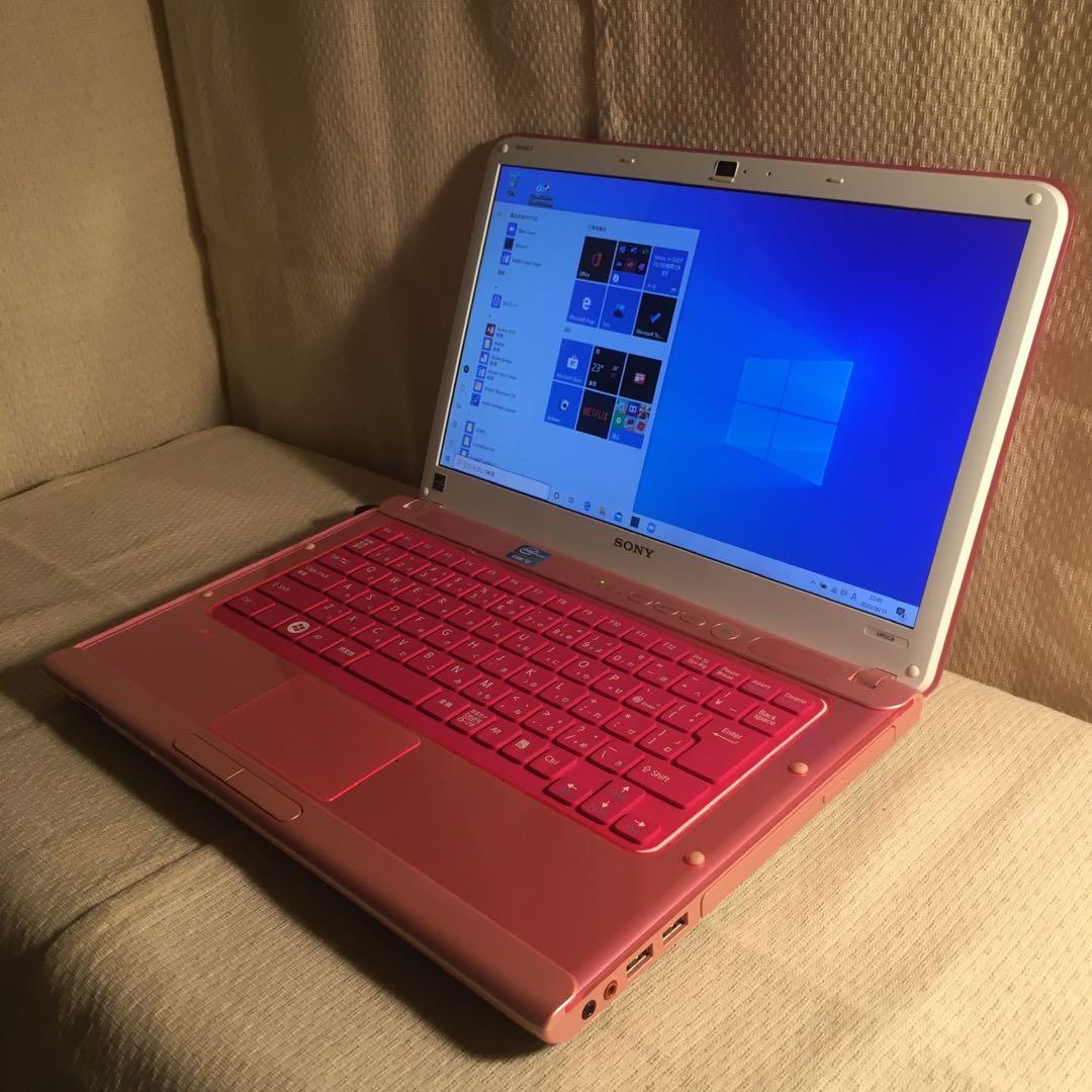 ピンク　Win11 Core i5超速　バイオ　DVDドライブ