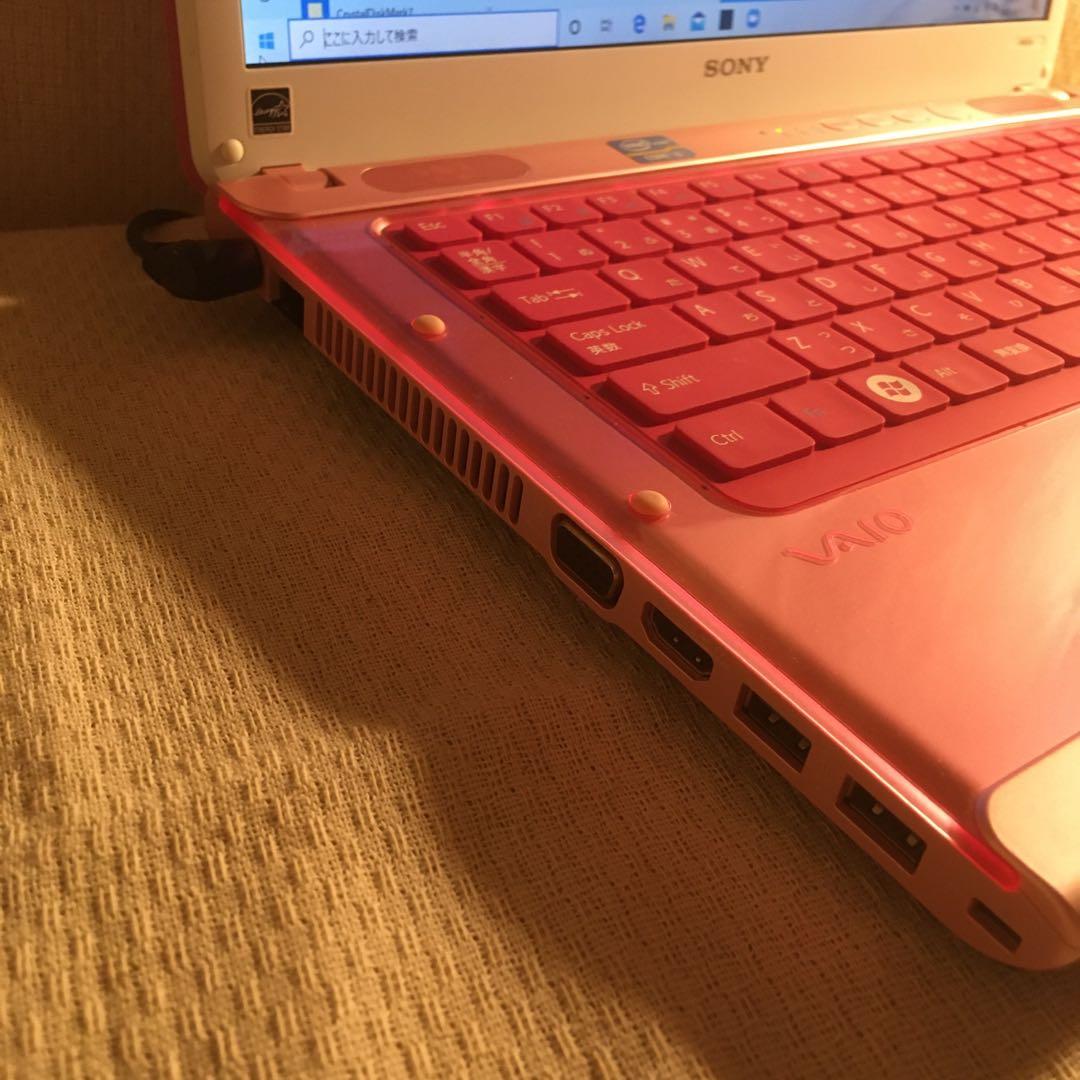 ピンク　Win11 Core i5超速　バイオ　DVDドライブ