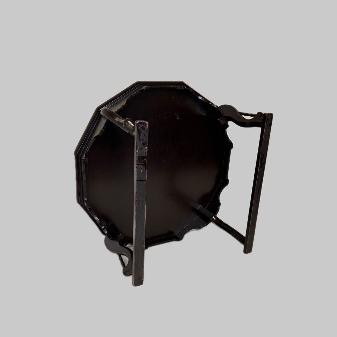 李朝家具 大型ソバン 67cm 十二角盆 木製 時代 テーブル