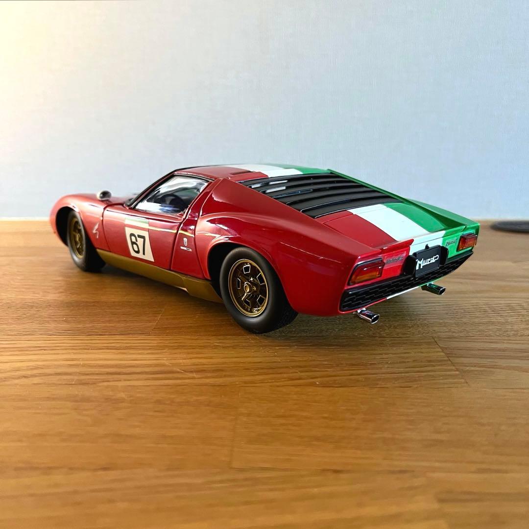 【非売品 池沢早人師】 1/18 京商 ランボルギーニ ミウラ P400＃67