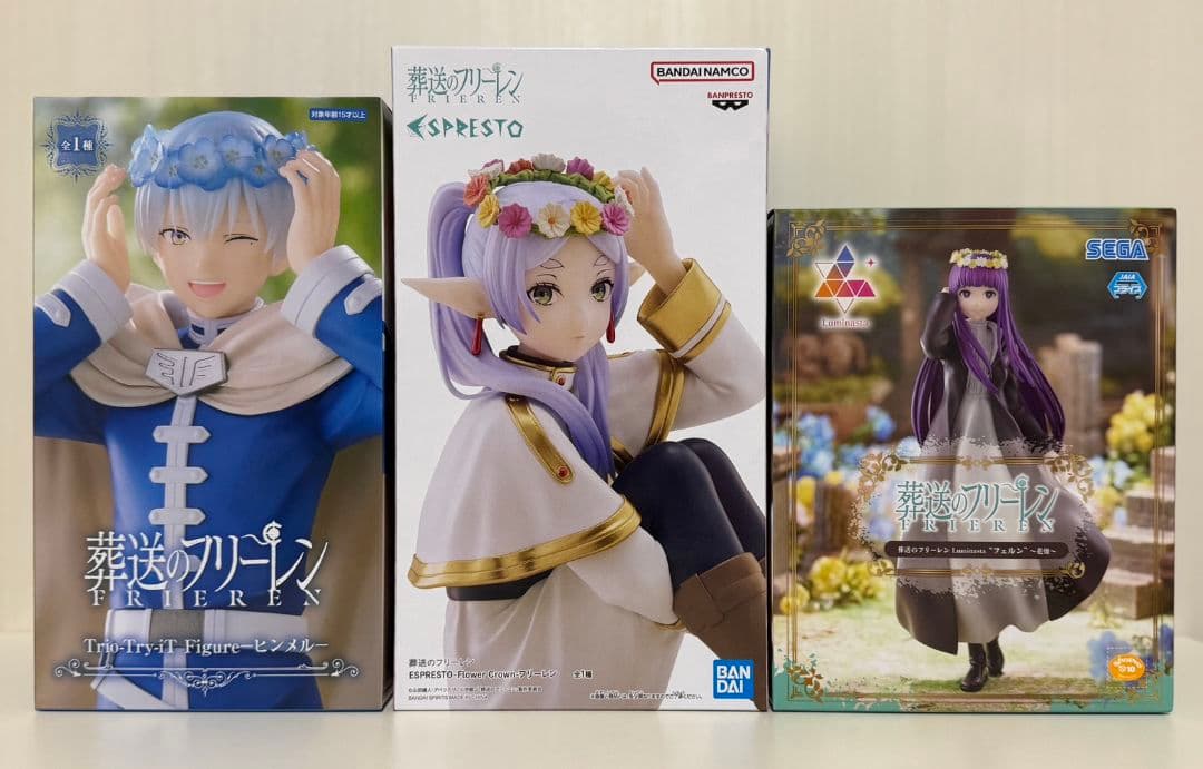 葬送のフリーレン ヒンメル フリーレン フェルン フィギュア 3点セット