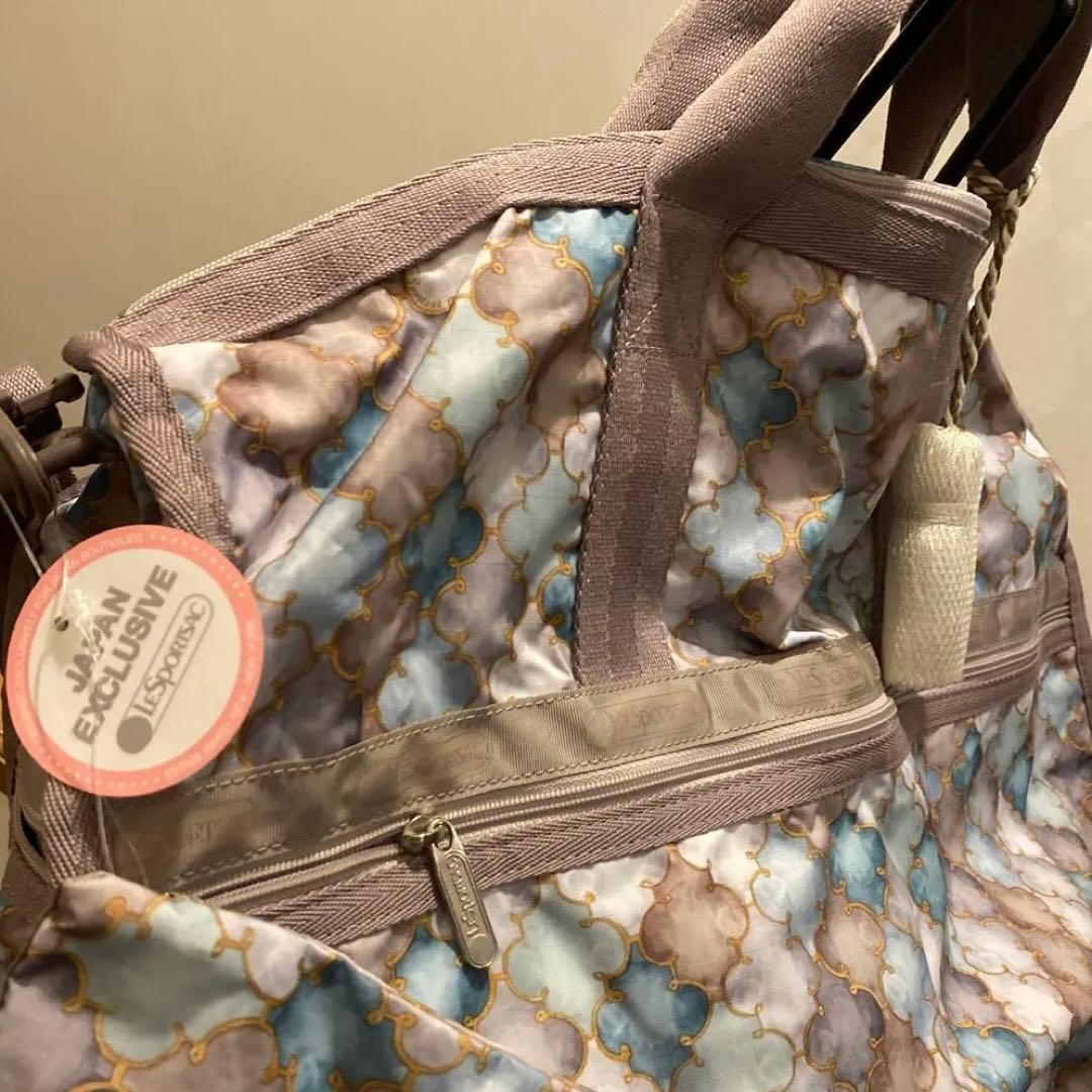 【新品】レスポ　ミニボストン　タッセルチャーム　ミニポーチ付