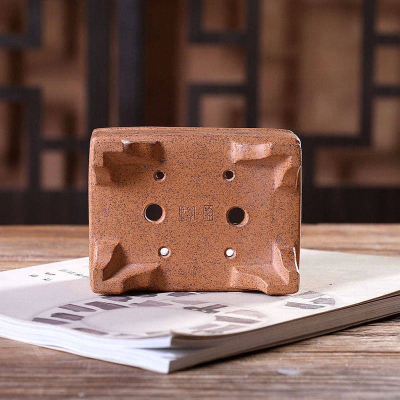 束口長方鉢 紫砂の鉢 盆栽鉢 植木鉢 小品盆栽鉢 大品盆栽鉢