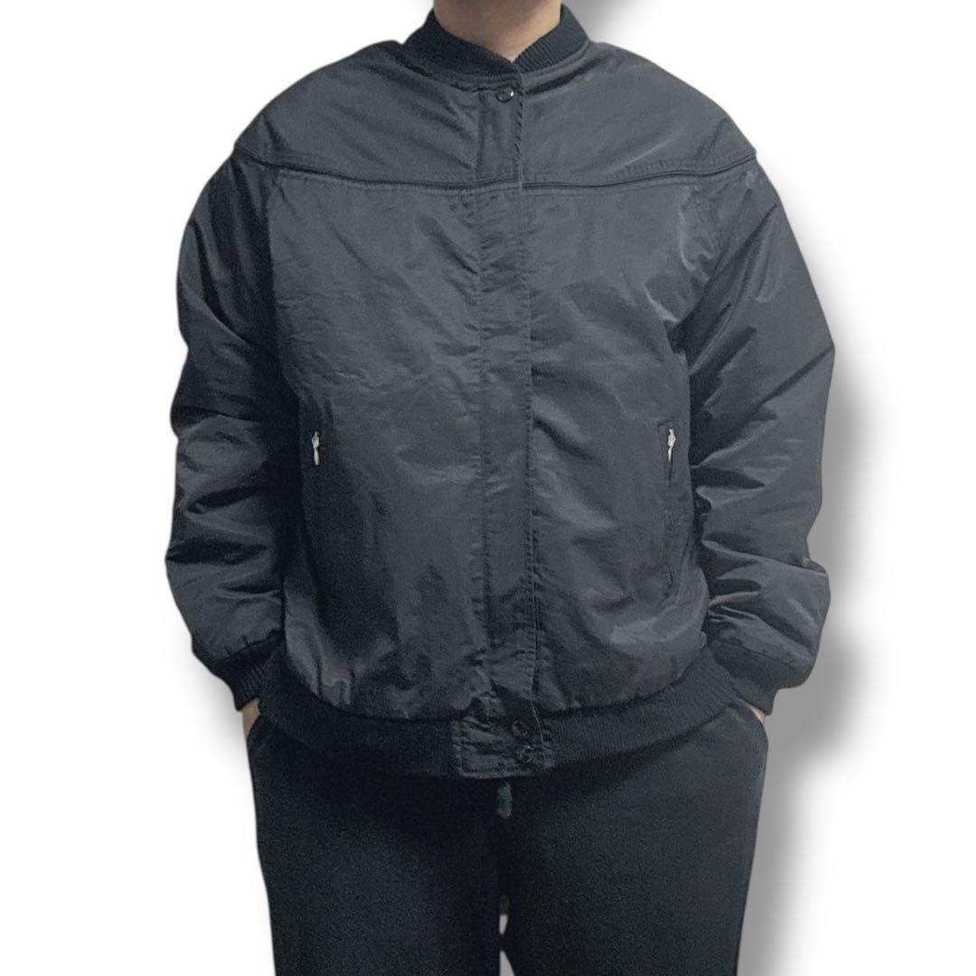 towncraft タウンクラフト　ダービージャケット　ブラック　裏地ペイズリー