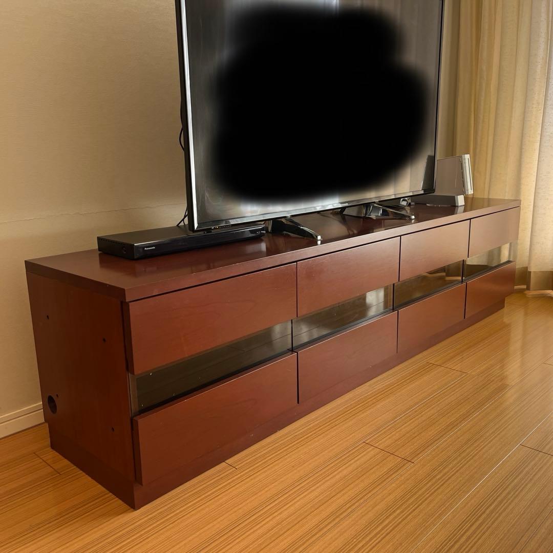 高橋工芸　ダークブラウン　アメリカンチェリー製　テレビ台