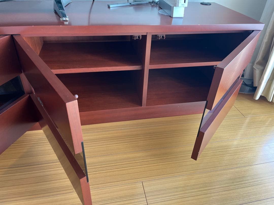 高橋工芸　ダークブラウン　アメリカンチェリー製　テレビ台