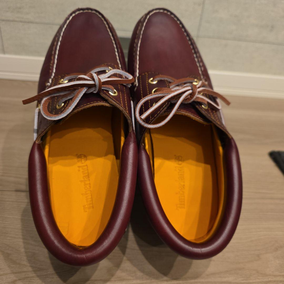 Timberland バーガンディ モカシン　26cm
