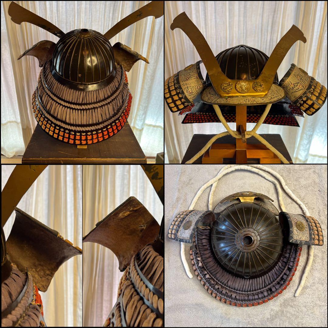 美品！【江戸期 長宗我部家 ゆかりの鎧】日本甲冑【等身大】鎧一式