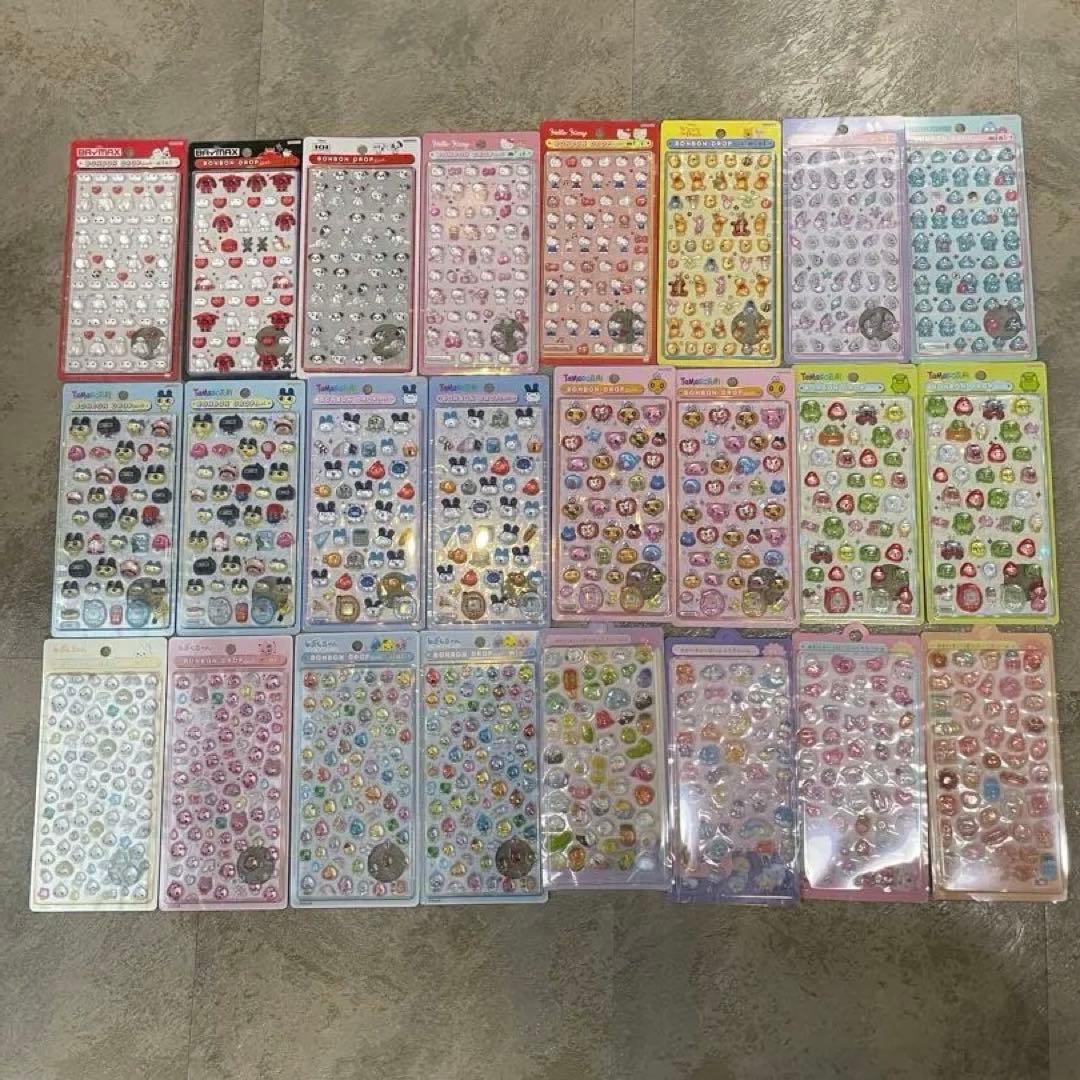 24枚　BONBON DROP シール　ボンボンドロップ　たまごっち　コンプ