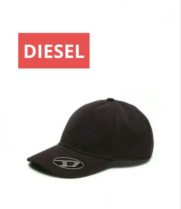 タイムセール！！DIESEL ディーゼル　c-plakロゴキャップ