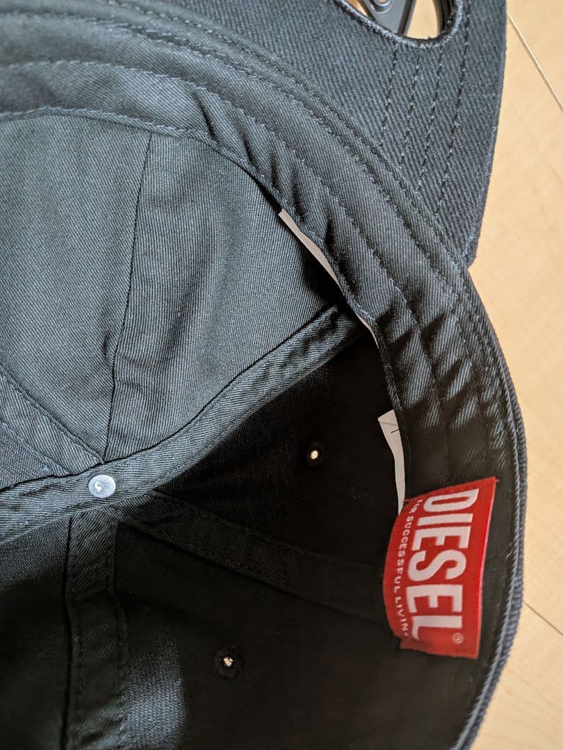タイムセール！！DIESEL ディーゼル　c-plakロゴキャップ