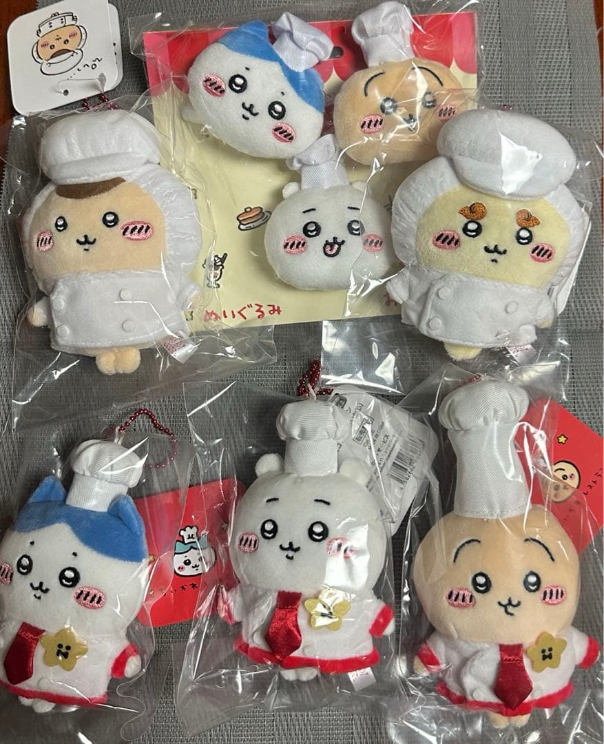 ちいかわレストラン キッチン コックさん マスコット くりまんじゅう シーサー