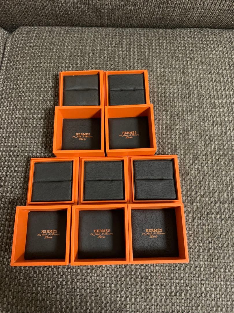 正規品　美品エルメス　アクセサリーリングなど入れ　空箱ケース　14個セット