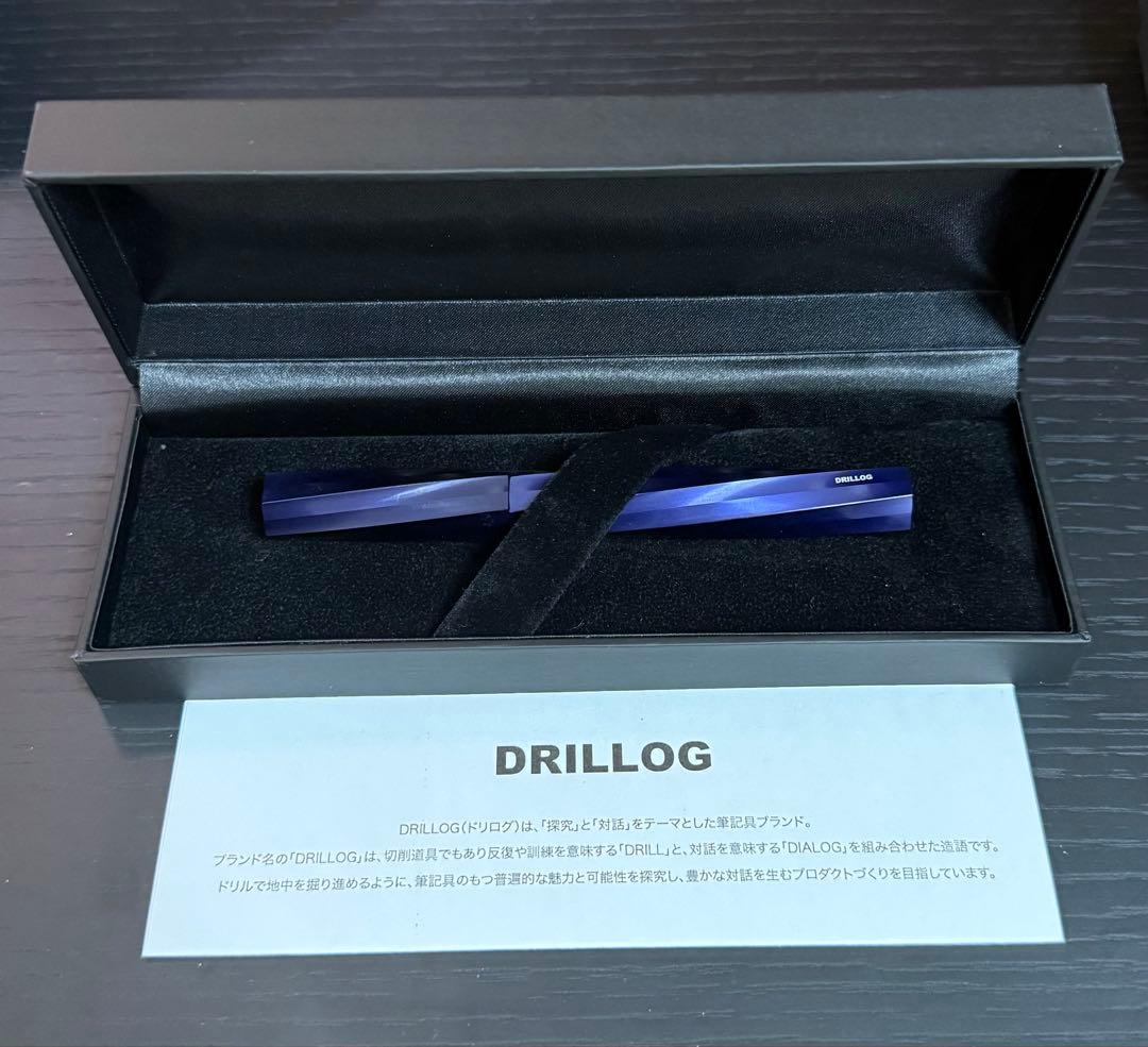 限定値下 蔦屋書店限定 藍彩 ドリログ クラシカルスパイラル チタンつけペン