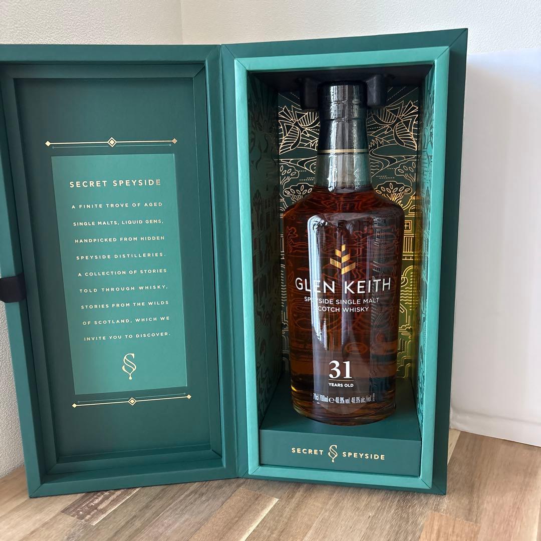 未開栓 グレンキース31年 スペイサイド シングルモルト 700ml 箱付き