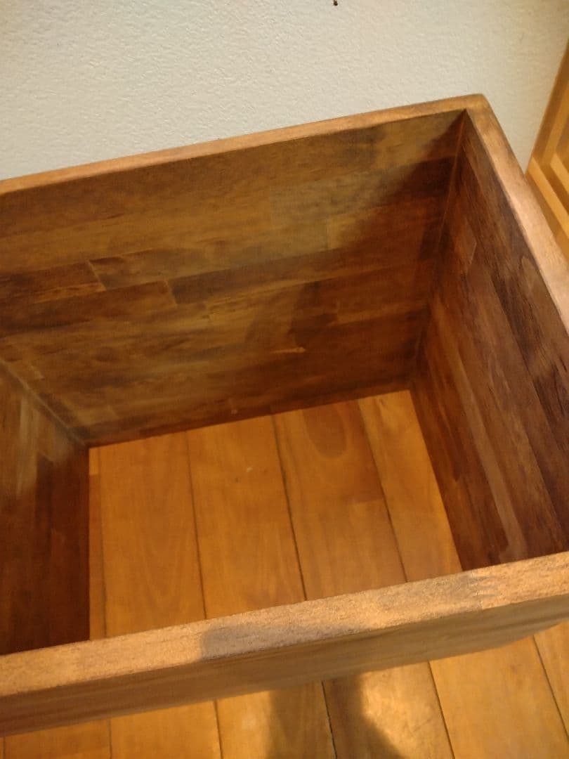 木製　ハンドメイド　オーダー　日の字　ワトコオイル　棚　水槽台　シェルフ