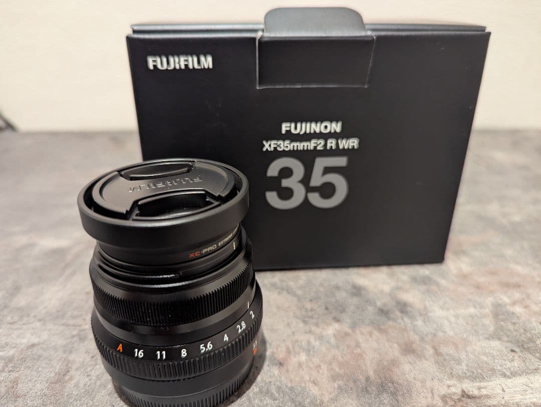 FUJINON XF35mmF2 R WR レンズ(フィルター付き)