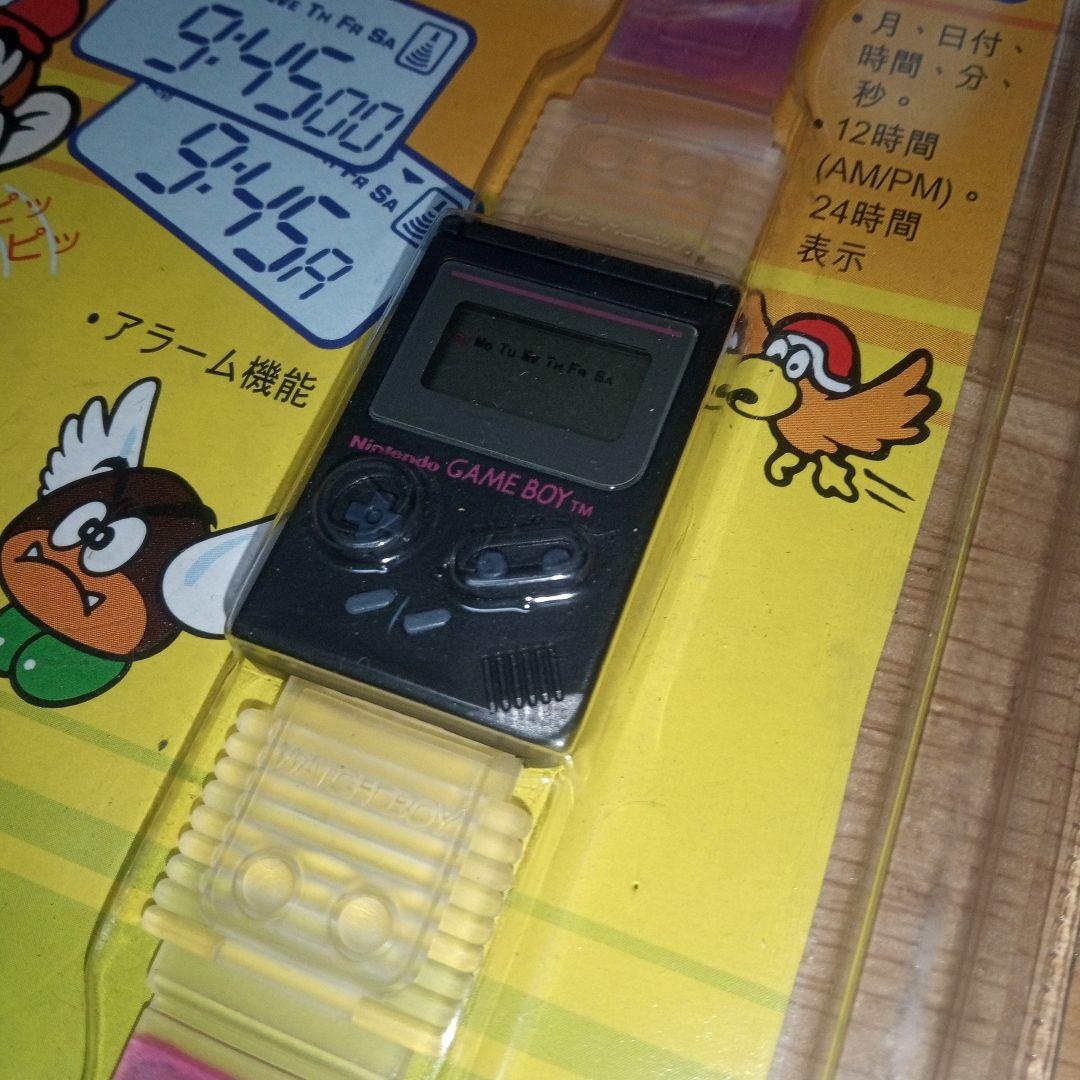 スーパーマリオ　 GAMEBOY　腕時計４本セット　未開封　当時物　任天堂