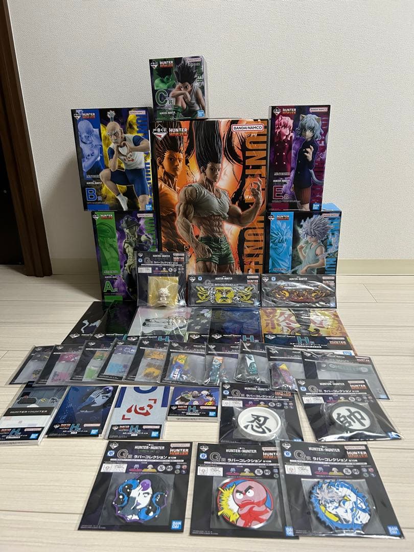 一番くじ HUNTER×HUNTER ラストワン、A、B、C、D、E賞 オマケ付